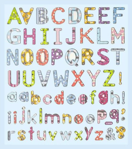 Hobby Design Sticker * Buchstaben ABC * Aufkleber
