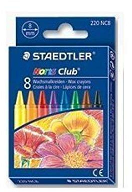 Staedtler 8 Wachsmalstifte brilliante Farben