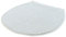 Kleine Wolke 7142114104 Deckelbezug Cotone, 47 x 50 cm, schneeweiß