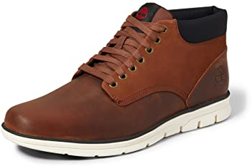 Timberland Bradstreet Leather Sensorflex - Stivali Chukka Uomo, Marrone (Red Brown FG), 44 EU