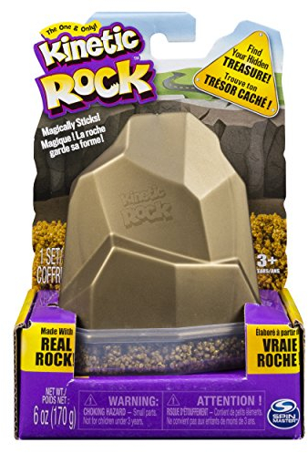 Kinetic Sand Rock - 6036917 - Kinetic Rock Nachfüllpackung gold (226 g)
