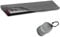 HQRP Elastische Staubschutzhülle mit Tasche (grau) für Yamaha MOTIF XF7, S70-XS Tyros-5 YPG-235 DGX-300 YPG-225 Elektronisches Keyboard Digital Piano + HQRP Untersetzer