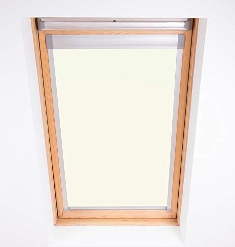 Bloc Skylight Blind C02 - Tenda a Rullo Oscurante per lucernari Velux, Colore: Bianco