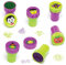 Baker Ross AC436 Halloween-Stempel, selbstfärbend, 10 Stück, sortiert