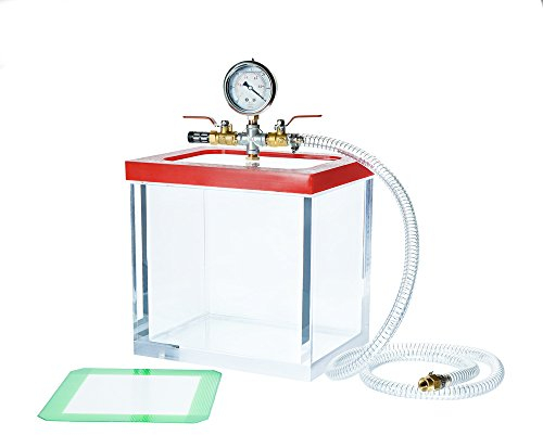 Melko Vakuumkammer Acryl 7,39L 22CM Entgasungskammer Harzfalle Vacuum Chamber