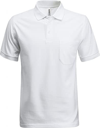 ACODE Poloshirt mit Brusttasche CODE 1721-900 Weiß - 3XL