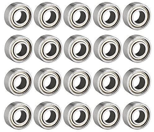 683ZZ Kugellager, 3 mm x 7 mm x 3 mm, doppelt geschirmt, 683-2Z, Karbonstahl, 20 Stück