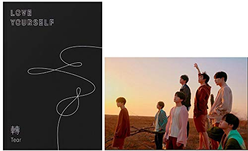 BANGTAN BOYS BTS Love Yourself Tear (Y Version) The Third Album CD+Poster+Minibook+Photobook+Photocard+Standing Photo+(Extra BTS 6 Photocards + 1 Double-Sided Photocard)