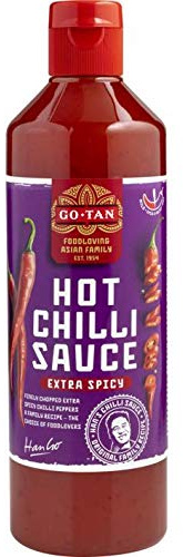 Go-Tan Chilisaus Hot Chilli Sauce 640G