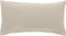 Erwin Müller Kissenbezug, Kissenhülle Seersucker Uni Serie Rosenheim Taupe Größe 40x80 cm - pflegeleicht, bügelfrei, mit Reißverschluss