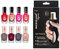 8PC Ladies Nailcare Gift Package Set: Miracle Gel & Color Therapy Assortment with Elegance Nail Polisher.