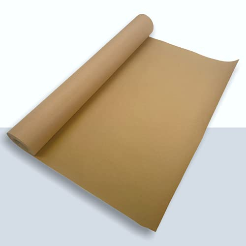 Kraftpapier Länge: 25m, Breite: 70cm, Geschenkpapier, Kraftpapierrolle, Geschenkverpackung (Braun 25m)