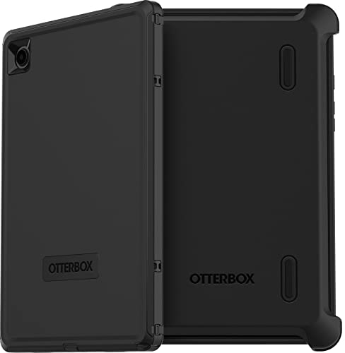 Cover OtterBox Defender per Galaxy Tab A8 10.5 (2021), Supporto e Protezione Schermo integrati, antishock e Cadute, Ultra Robusta, Testata 2X vs Norme Mil-Std 810G,Nero
