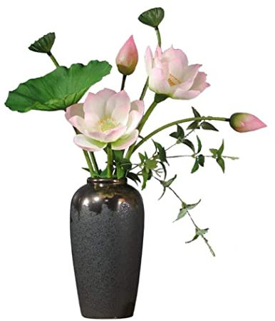 kunstblumen Künstliche Blumen Künstliche Blumen, Künstliche Lotus-Seidenblumen, Dekoration, Realistische Blumenarrangements, Tischdekoration kunstblumen deko Kunstblumenstrauß (Color : A)