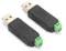Eujgoov 2 Stück USB zu RS485 Konverteradapter, CH340 Chip USB zu Seriell Konverter Adapter für Win8 / Win7 / Linux/XP/Vista