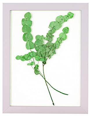 Rahmendesign24 Milano - Marco de fotos (doble cristal, 30 x 40 cm), color blanco mate