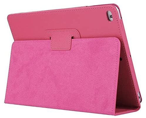 Flip Folio Case for iPad Air & Pro 9.7 PU-Leather Stand Cover, Auto Wake/Sleep (Pink)