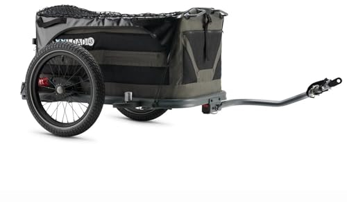 taXXi Load 45 Fahrradanhänger | Gefedert und Tiefergelegter Lastenanhänger | Transportanhänger mit 118 Liter Packvolumen und 45kg Tragkraft | Faltbarer Fahrranhänger Designed in Germany