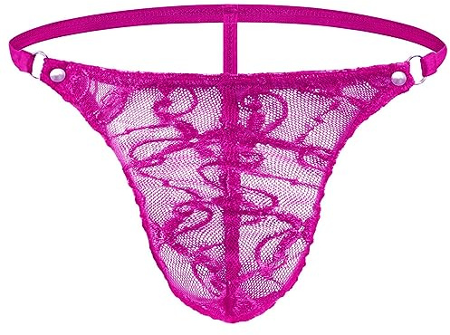 VemeFufu Sexy Dentelle Hommes Sous-vêtements String C String G Slip Tanga Hommes Chaud Taille Basse Élastique Thong Mankini Hommes Culotte