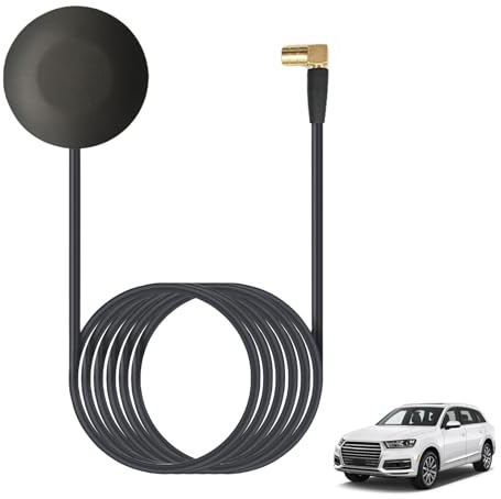Sporgo Antenna radio per auto, antenna DAB, connettore SMB, antenna digitale per auto, con spina DIN da 3 m, prolunga DAB, autoradio FM, antenna per radio Pioneer Kenwood JVC Alpine