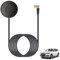 Sporgo Auto Radio Antenne, DAB Antenne Auto SMB Anschluss Digitale Auto Antennen mit DIN Stecker 3M Verlängerungskabel, DAB Autoradio FM Scheibenkleber Antenne für Pioneer Kenwood JVC Alpine Radios