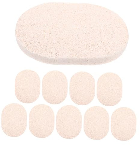 POPETPOP 10stücke Tragbare Gesichtsreinigungsschwämme Hochwertige Saugfähige Peeling-schwämme Für Hautpflege Für Hause Und Unterwegs