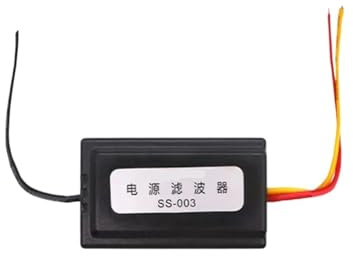 1PCS Auto-Netzfilter eliminiert die durch Auto-Audio-Geräusche von Elektrogeräten verursachten Störungen im Auto-Audio