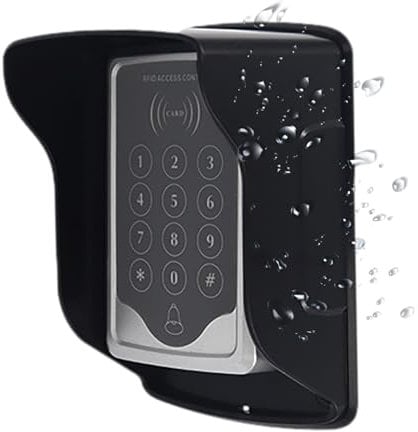 KLUFO Doorbell Rain Cover,Weather-Blocking Waterproof Wireless Doorbell Cover | Waterproof Wireless Doorbell Cover For Outside Door, Fits Most Video Fingerprint Machine