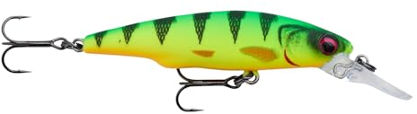 Savage Gear Gravity Twitch MR - Darten und Kicken Action Köder für Süßwasser Raubfische, Magnetischer Weitwurf, Horizontale Balance für Barsch, Hecht, Forelle, Barsch & mehr Firetiger 6.7 cm