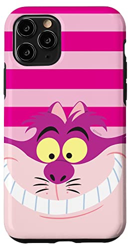 Disney Alice im Wunderland Grinsekatze rosa Streifen Hülle für iPhone 11 Pro