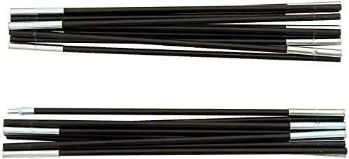 COMMOUDS Strand Zeltstangen 2 Stück Set, 8.0MM Leichtgewicht Zeltstangen Ersatz für 3 Personen, Ersatzstangen aus Fiberglas Strand Zelt Zubehör