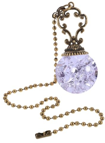 SEWOART Deckenventilator-zugkette Zugkettenverlängerung Dekorative Perlen Installieren Hängedekor Für Lampenzubehör