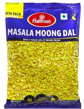 Haldiram's Masala Moong Dal - 200G (Pack of 2) | Spiced & Crunchy Snack | Traditional Indian Moong Dal | Ready-to-Eat Savory Snack