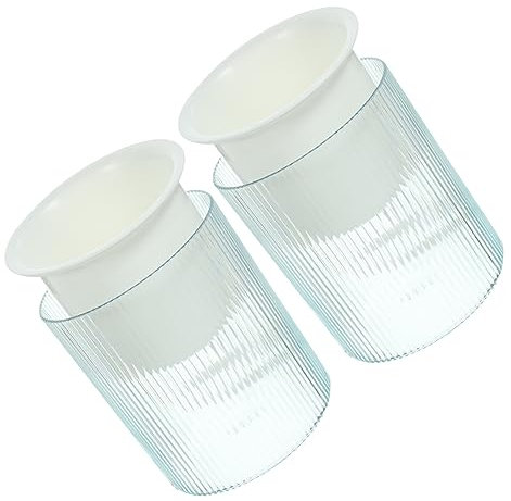 KITANDOVE 2stücke Transparente Kunststoff Pflanzen-töpfe Mit Selbstbewässerung Kreative Blumenkübel Für Innenraum-Garten Wasserreservoir Für Zimmerpflanzen Und Sukkulenten