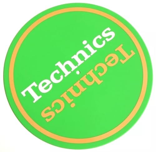 Green Rubber Slip Mat For Technics SL- Model DJ Record Vinyl Player Turntable (SL-1200 MK7)