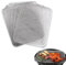 SagaSave Disposable BBQ Mesh Grill Mat, 10 Pcs Non-stick Grilling Mats Aluminum Grill Topper Nets for Baking Grilling Cooking, Outdoor BBQ Accessories