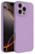 Captor Cover Custodia Colorata in Silicone Liquido per iPhone 16 Pro Max, Alta Qualità con Bordo Rialzato per Schermo e Protezione Fotocamera Morbida Con Microfibra Interna (Viola Lilla)
