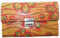 déqua G8 Leder Unikat Geldbörse Blume-orange-grün