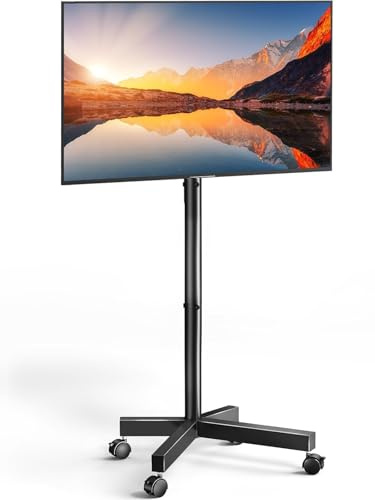 PERLESMITH PSTVMC04B-B-US Meuble TV roulant 23-60