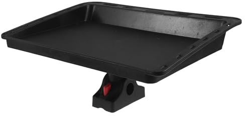 CHICAMPERA Tabla y Montaje Sencillo para Cortar Pescado Material Nylon Negro, Bandeja para Cebo Organizada para Barco Soporte Ajustable para Cañas para Pesca