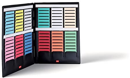 Nobo - Mini Planning à Fiches T, 2 Volets de 3 Colonnes & 16 Fentes, Indice 2, 3084600