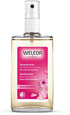 Weleda – Déodorant naturel pour le corps pour musquée 100 ml rose