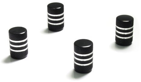 VENTILKAPPEN - Racing Kappen Caps - JDM Felgen Ventil Kappen - Dub (Schwarz)