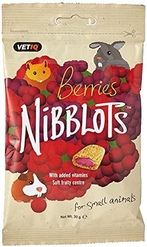 Vet IQ Nibblots Berries Treats for Small Animal, 30 g 5580