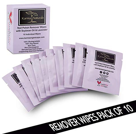 flavored wipes (Lavender Oil)