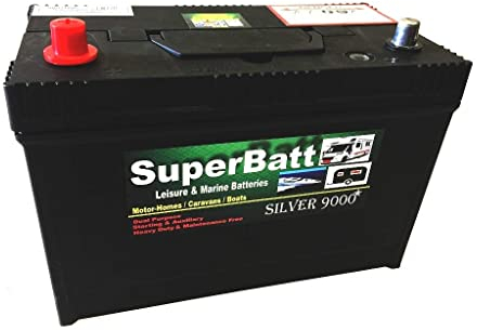 12V 120AH SuperBatt LM120 Heavy Duty Deep Cycle Leisure Marine Battery - DUAL PURPOSE MAINTENANCE FREE HEAVY DUTY - Replace 12V 100AH 105AH 110AH 115AH 120AH