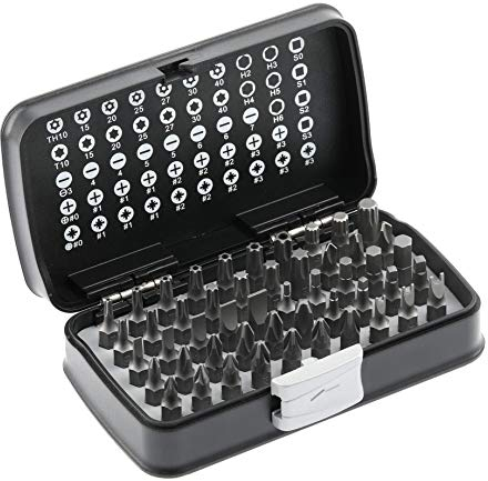 Högert HT1R461 - Set di punte per cacciavite, 1/4, 50 pezzi