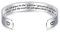 LParkin Ermutigungsarmband Krieger-Armband Schicksal flüstert dem Krieger You Cannot Withstand The Storm... I Am The Storm, 15,2 cm, Metall, 15 cm, Edelstahl