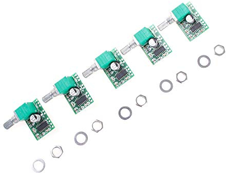 5 Stück ANGEEK Mini PAM8403 Stereo Verstärker 5V 3W+3W Handy Digital Power Amp Modul