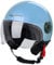A-PRO SRL Motorradhelm Motorrad Roller Jet Helm Demi Avio Viser Homologiert SonicMoto Blau L